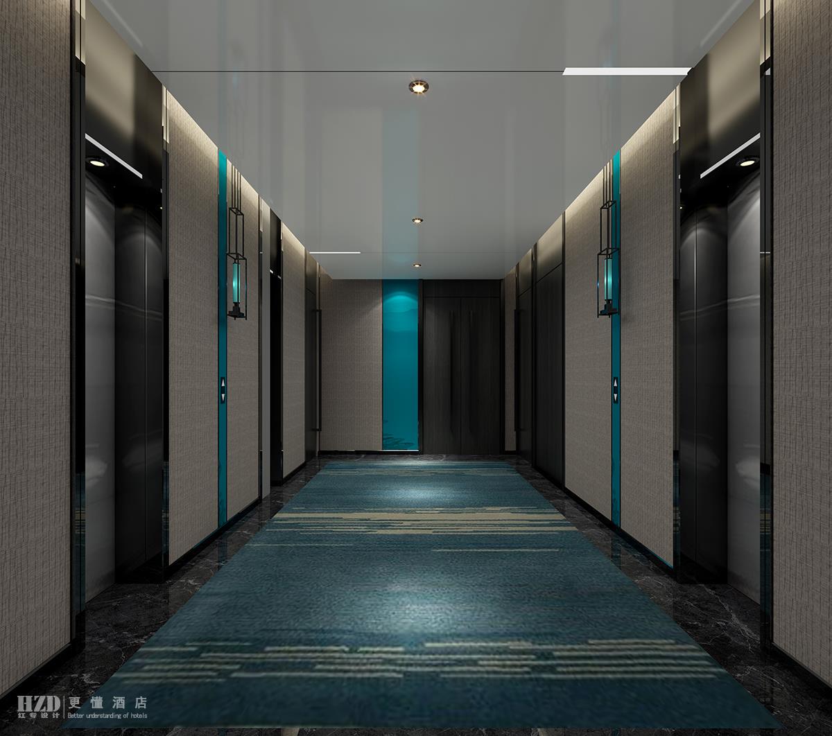 酒店电梯厅设计